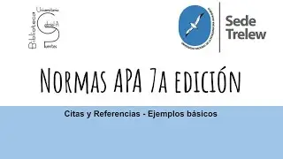 Video Normas APA 7a edici&oacute;n   BUGAP