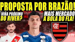 PROPOSTA DO FLAMENGO POR GABRIEL BRAZÃO! VIÑA PRÓXIMO DO RIVER PLATE? MAIS MERCADO DA BOLA DO FLA