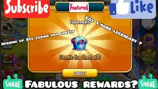 Opening 20x FREE  Cosmic EraChests!!! Got Another Legendary? | Cosmic Era Season 1
