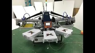 3 color automatic T shirt printing machine from RUIDA machinery