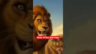 Story of lion and man highlights|Urdu Moral stories|Urdu Motivational Story in Urdu|#lion #trend