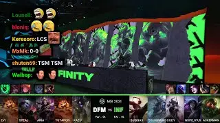DFM vs INF | 2021 MSI Groups Day 6 | Twitch VOD with Chat