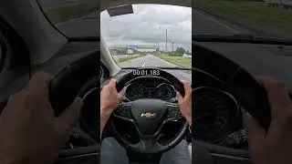 Chevrolet Cruze Sport6 teste de 0 a 100 #cruze #chevrolet #hatch