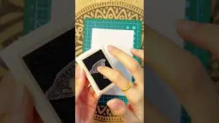 Retro Floral Stamp | ASMR #journaling #craft #art #scrapbooking #stationery #asmr #journal