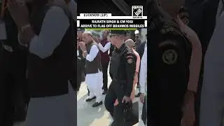 Defence Minister Rajnath Singh, UP CM Yogi flag off first batch of Lucknow-made BrahMos missiles