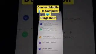 Connect Mobile 📱 to Computer 🖥 Data #connect #mobile #computer #internet
