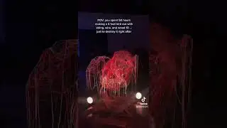 POV: you spend 50 making a sculpture, just to destroy it right after #shorts