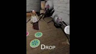 Spider mom Vs MrMeat granny freezing funny moment 🤣 #granny #gaming #shortvideo