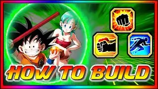 HOW TO BUILD! F2P LR! Kid Goku, Krillin and Bulma JP DBZ: Dokkan Battle
