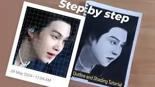 EASY WAY TO DRAW BTS SUGA STEP BY STEP FOR BEGINNERS