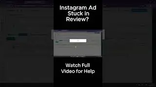 Help for Instagram Ad Stuck in Review #instagramads  #instagramhelp #instagramtips #IGMarketing
