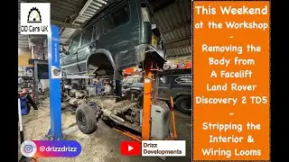 Land Rover Discovery TD5 Strip Out Body Off - Donor For the Range Rover - A Week at the Workshop