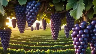 How Grapes Are Grown on a Massive Scale &ndash; From Cutting to Harvest! 🍇