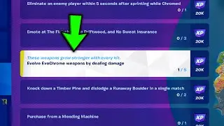Evolve EvoChrome weapons by dealing damage