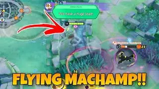 Machamp learns FLY!! | Pok&eacute;mon Unite weird bugs
