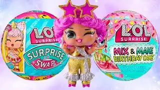 LOL Surprise Swap Birthday Cake ASMR #unboxing