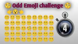 Find odd emoji in 5 seconds #emoji #challenge #emojichallenge #puzzle #braingame 