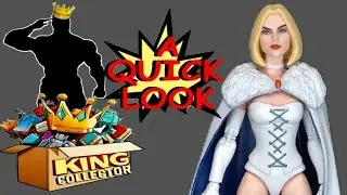 Emma Frost White Queen Marvel Legends Hasbro X-Men 97 Comics Action Figure Quick Look Review