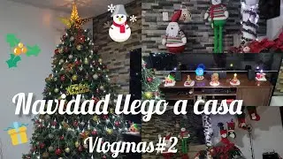 NAVIDAD LLEGO A CASA💫👨‍👩‍👦‍👦🎅|DECORACIÓN PARA NAVIDAD🤗💯| PONIENDO MI ARBOL DE NAVIDAD 🎄❤️| #navidad