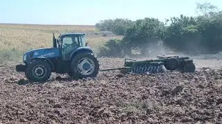 TERRENOS DIFICILES, TRACTORES REFORZADOS TS6.140 ELITE SUBSOLEANDO EN POTRERO Y RASTREANDO EN LOMA 