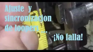 Como ajustar los tiempos fileteadora Overlock GN-800