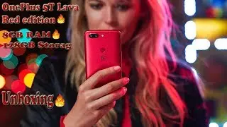 OnePlus 5T Lava Red Limited Edition  Unboxing in Hindi