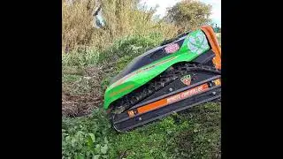 NEW FOR 2021: THE GREEN CLIMBER  F-23 ROTARY SLOPE MOWER!