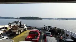Ferry trip from Mayne Island to Swartz Bay