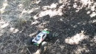 Next Level RC Pro - Brushless Traxxas Rustler, upgraded from VXL, backflip and bash session