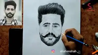 Realistic portrait of //Jaggi khroud //by Shahenshah Art