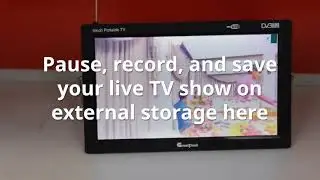 9inch Portable Digital TV DVB-T2 free channels /Radio  South Africa - Shop now at www.amonet.co.za