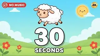 30 seconds Silent Pomodoro Timer &mdash; No Sound, No Music | Study & Focus ⏱️4K