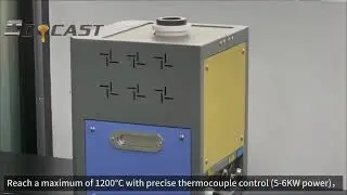 CDOCAST: 1/2kg Mini Gold Melting Furnace with