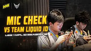 NYELENGKAT SANG KUDA BIRU | NAVI VS TLID MIC CHECK MPL ID Season 16