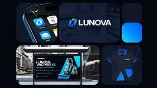 LUNOVA &mdash; Smart Home Tech Branding Project | Zawia Designuz