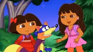 Dora the explorer, swiper and friends colouring page | Dora buji art tutorial 