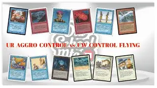 OLD SCHOOL MTG CHANNEL - 7 PTS SINGLETON - UR AGGRO CONTROL vs UW CONTROL FLYING