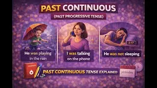 Past Continuous Tense Explained | Rules & Examples