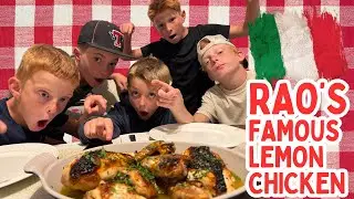 🇮🇹 American Kids Make Rao's Famous Lemon Chicken | Food 242 of 1000