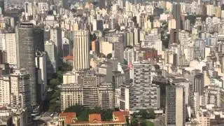 helicopter flight over Sao Paulo