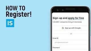 How to Register on Internshala [LATEST]