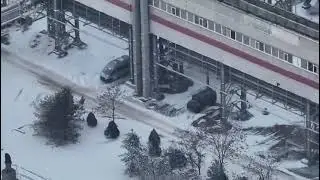Enerhodar - XX.01.2026. Russian Military Equipment On The Territory Of The Zapo Nuclear Power Plant.