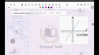 GAMBAR GRAFIK FUNGSI f(x) = 2x + 1 dan f(x) = 2x - 1