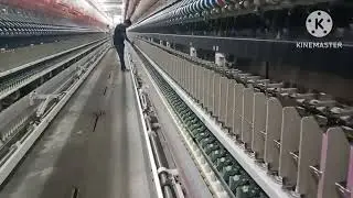LMW Ring Frame Machine Full Working Process | Textile Industry Explained | Spinning Mill Machinery
