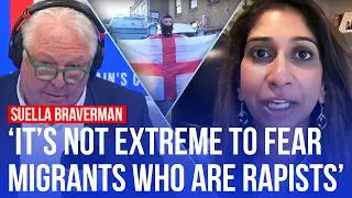 Suella Braverman defends anti-migrant protests | LBC