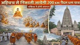 अहिछत्र से निकाली जाएगी धम्म यात्रा संकिसा में होगी समापन |Sankisa| #stupa #ybs #Combodian #temple