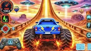 Monster Truck Mega Ramp Impossible Driver - 4x4 Ultimate Car Stunts GT Racing- Android GamePlay 2026