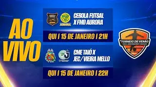 AO VIVO | 5&ordm; TORNEIO DE VER&Atilde;O DE FUTSAL DE RIO DO SUL - 3&ordf; RODADA