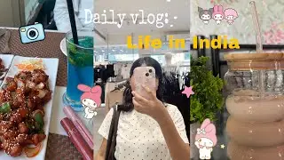Daily Vlog🎞️| Day out with sister, life in india, aesthetic vlog🍥| #weeklyvlog #explore #fyp #viral 