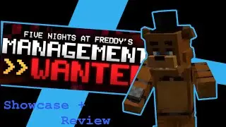 FNAF Management Wanted Minecraft Mod - Showcase + Tutorial